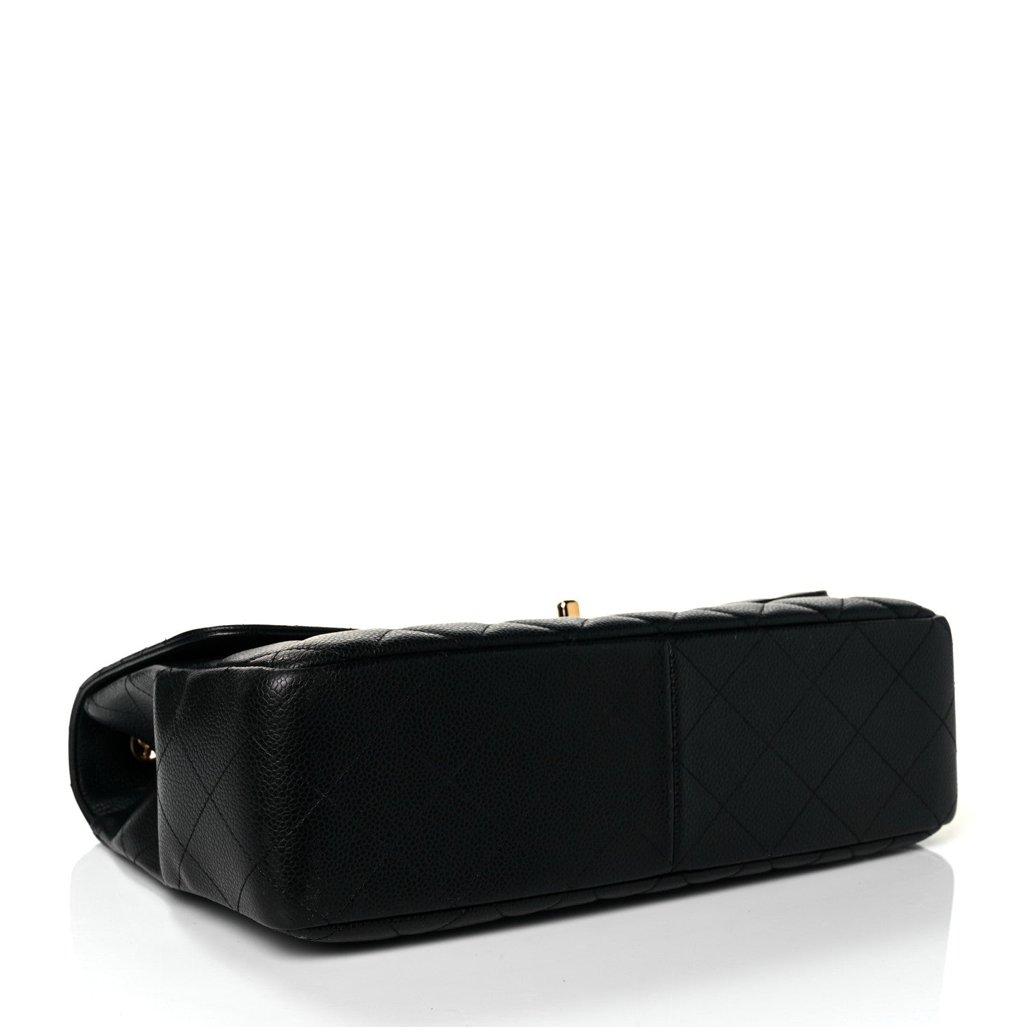 Chanel Caviar Quilted Jumbo Single Flap Black 4 of 10