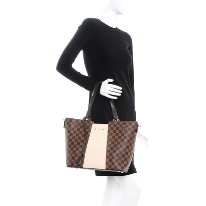 Louis Vuitton Damier Ebene Jersey Creme 3 of 9