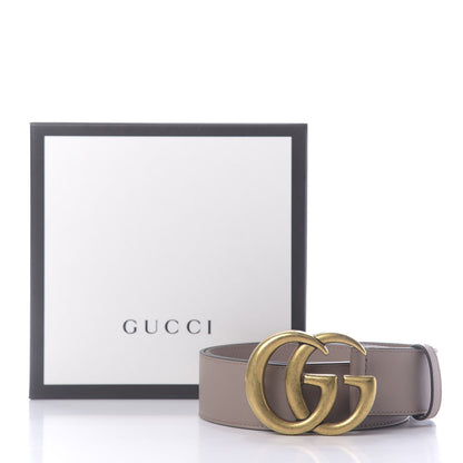 Gucci Calfskin Double G 40mm Belt 85 34 Porcelain Rose 7 of 7