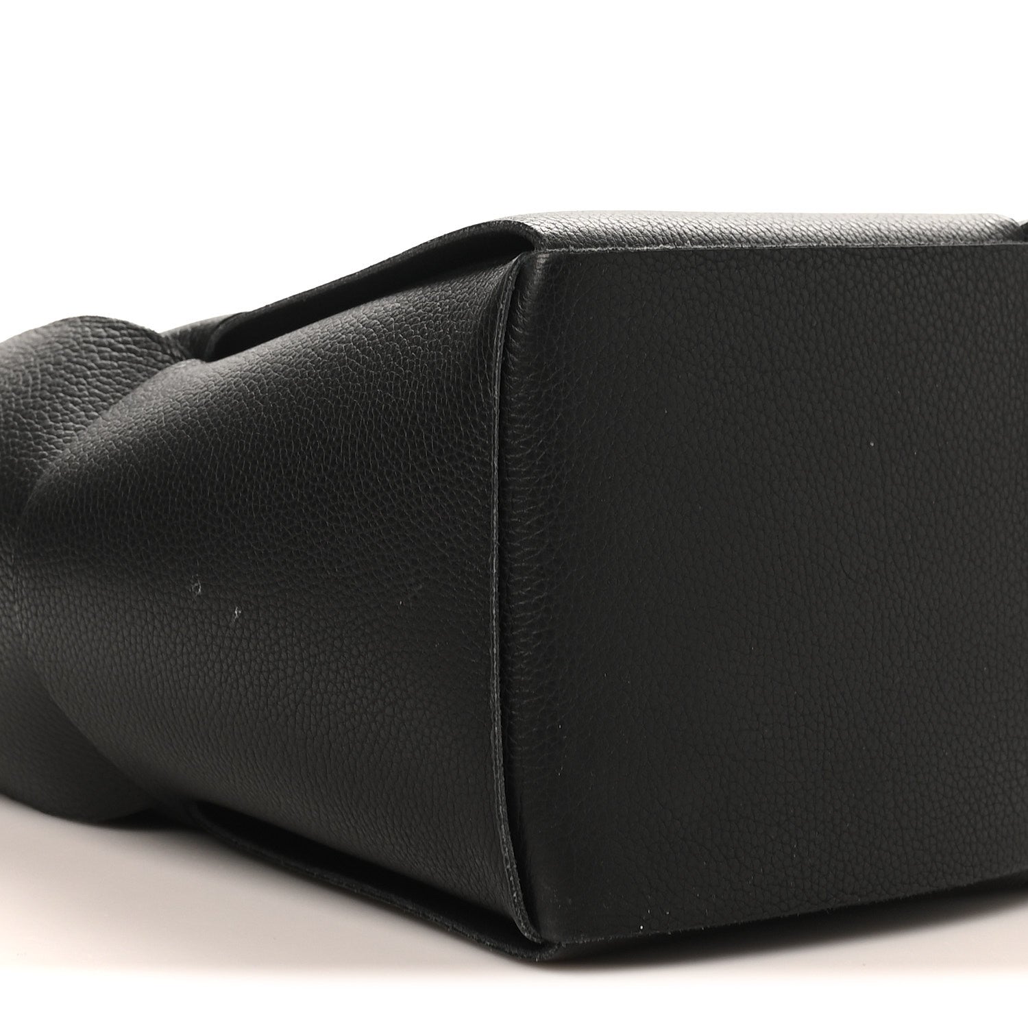 Bottega Veneta Grained Calfskin Maxi Intrecciato Medium Arco Tote Black 9 of 10