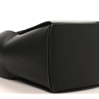 Bottega Veneta Grained Calfskin Maxi Intrecciato Medium Arco Tote Black 9 of 10