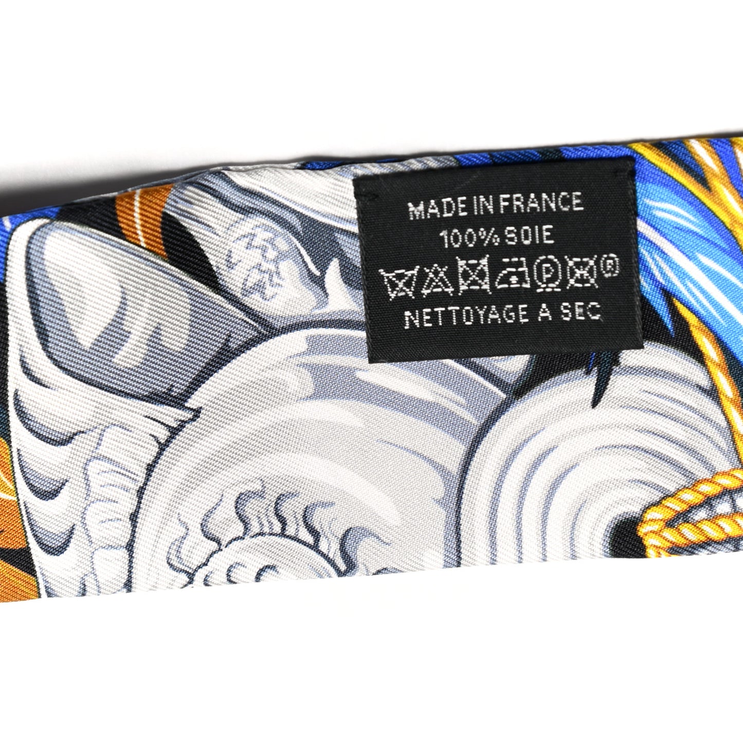 Silk La Danse Pacifique Twilly Bleu Nuit Jaune Vif