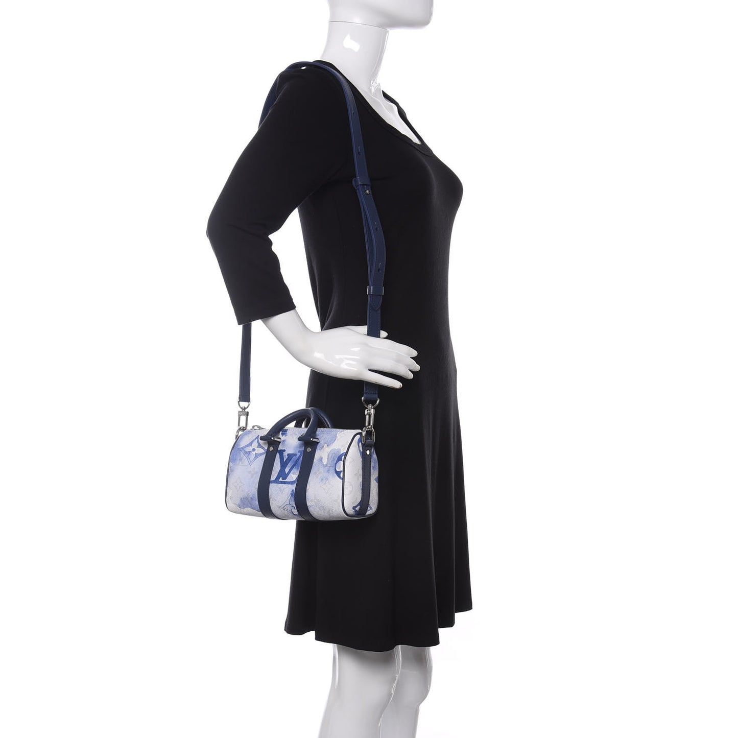 Monogram Watercolor Keepall XS Blue