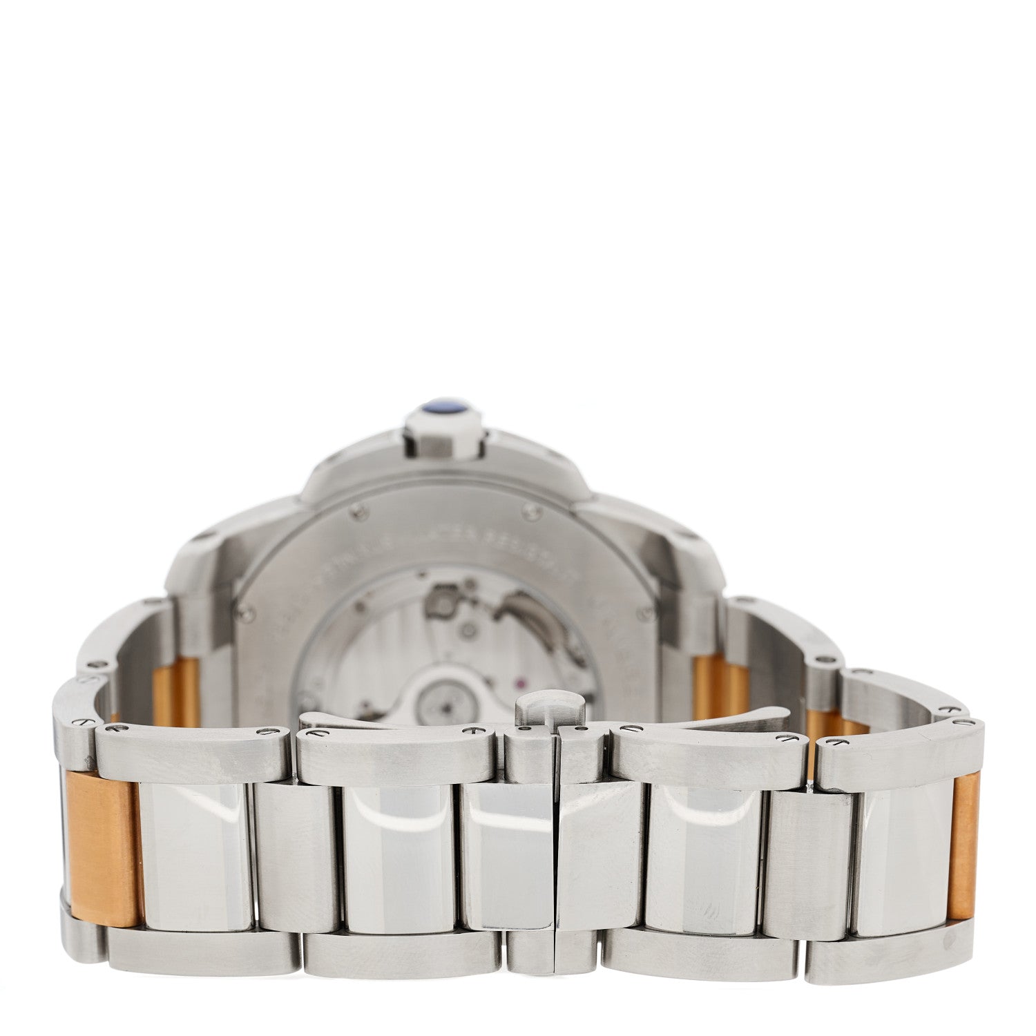 Cartier Stainless Steel 18K Pink Gold 42mm Calibre de Cartier Automatic Watch 3 of 5