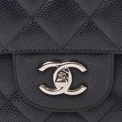 Chanel Caviar Quilted Jumbo Double Flap Black 8 of 10