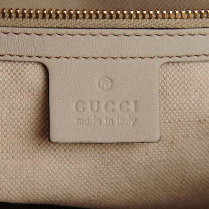 Gucci Guccissima Medium Bree Foldover Tote Off White 6 of 7
