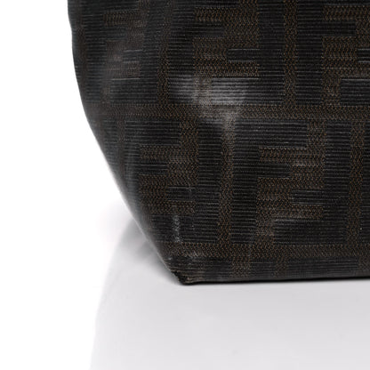 Fendi Zucca Spalmati Matrioska Roll Tote Tobacco Black 14 of 20