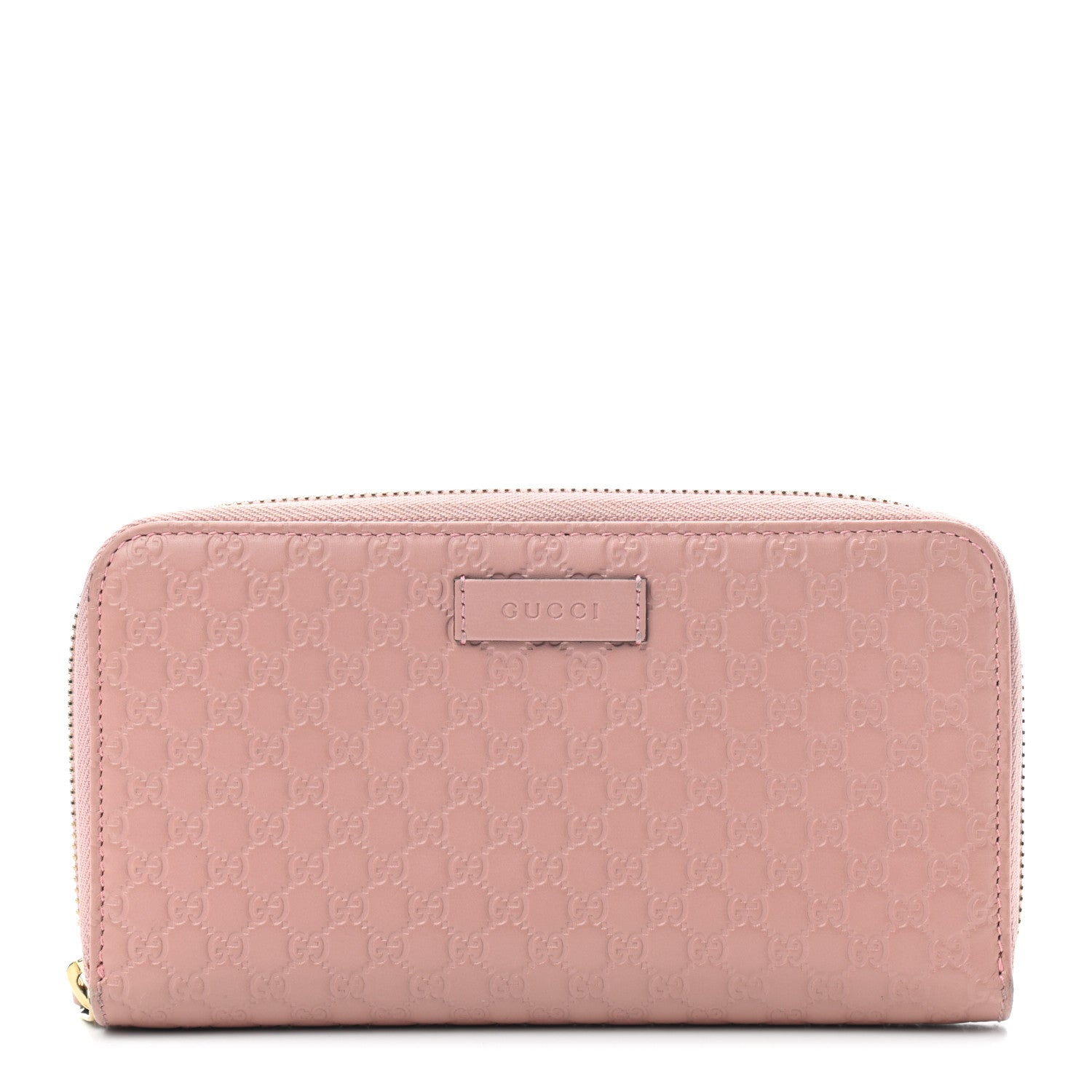 Gucci Microguccissima Zip Around Wallet Soft Pink 1 of 11