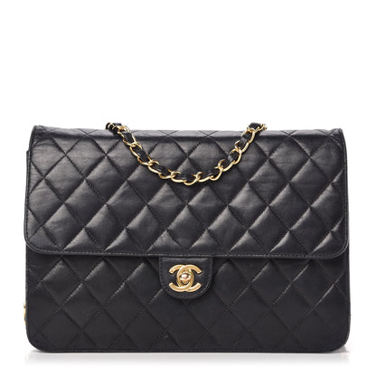 Chanel Lambskin Quilted Small Single Flap Bag Black 1 of 10