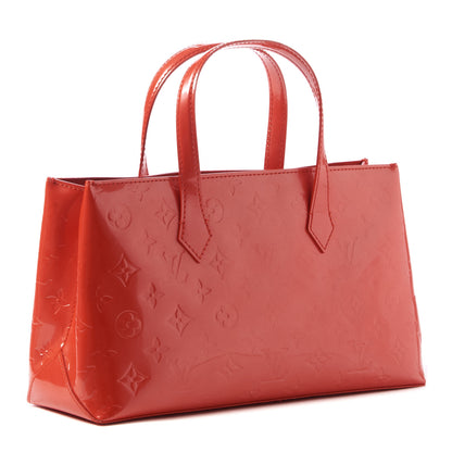 Louis Vuitton Vernis Wilshire PM Orange Sunset 2 of 8