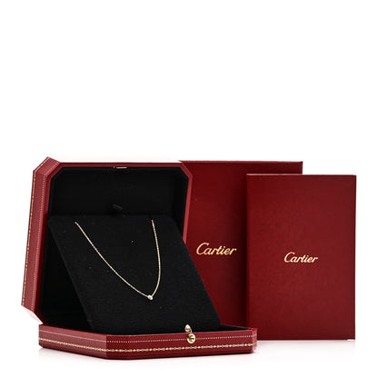 Cartier 18K Yellow Gold Diamond XS D'Amour Pendant Necklace 6 of 6