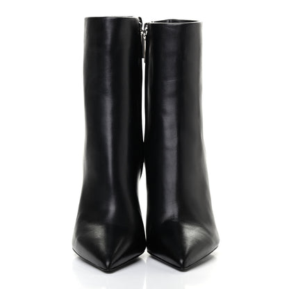 Saint Laurent Calfskin Opyum Ankle Boots 35 Black 2 of 13