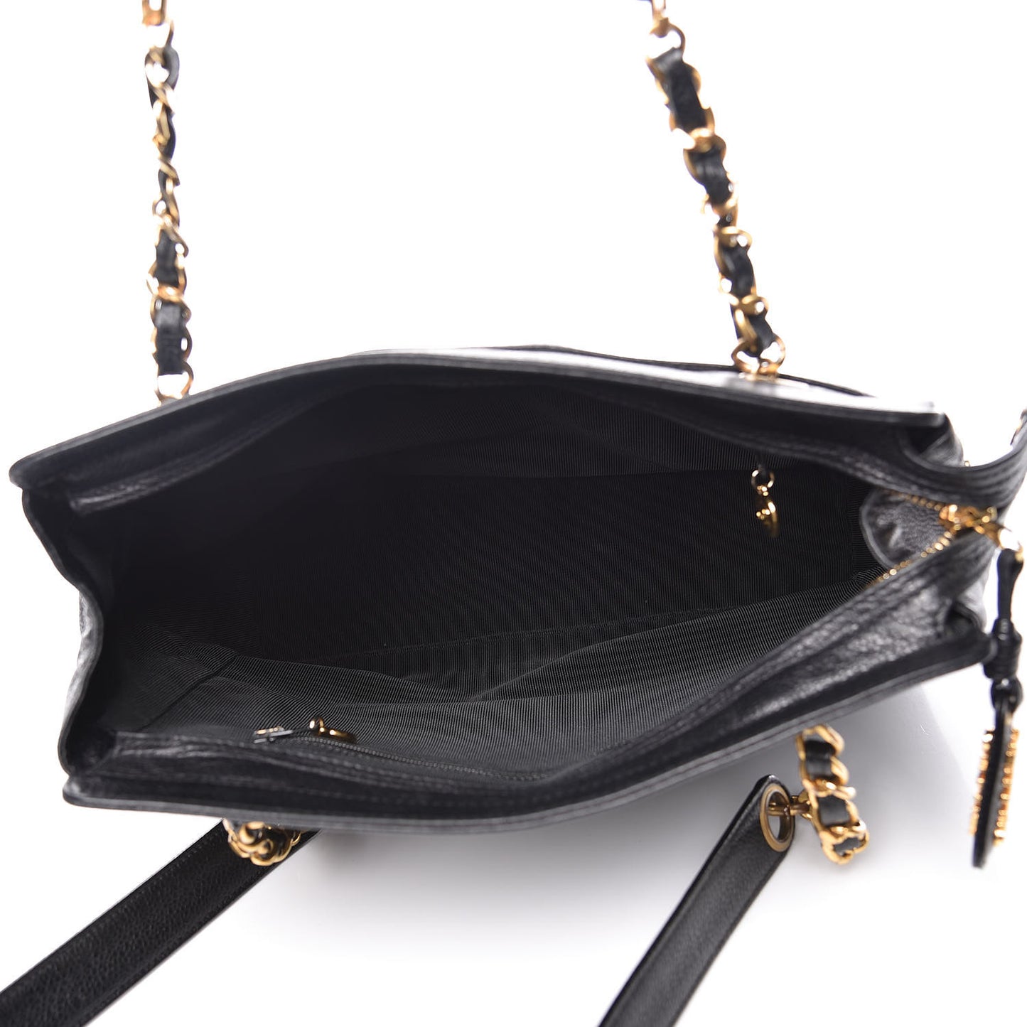 Caviar CC Shoulder Bag Black