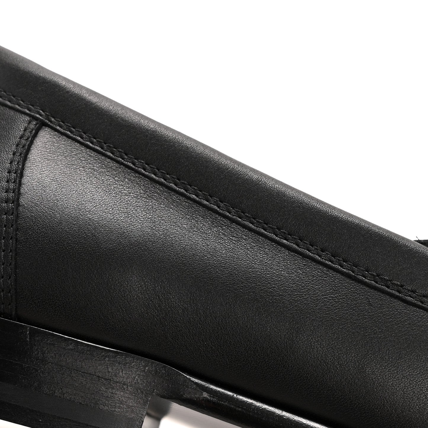 Calfskin Womens Destin Loafers 39 Black
