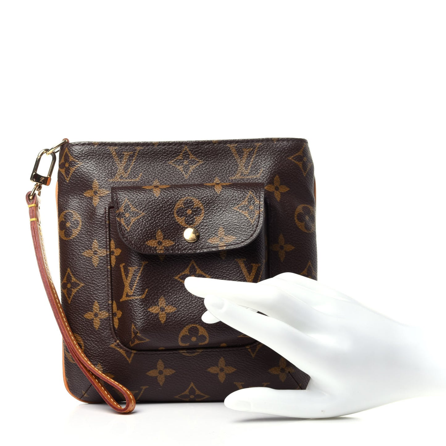 Monogram Partition Wristlet