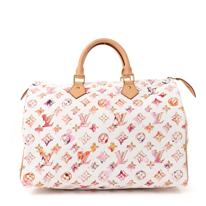 Louis Vuitton Watercolor Aquarelle Speedy 35 White 1 of 8
