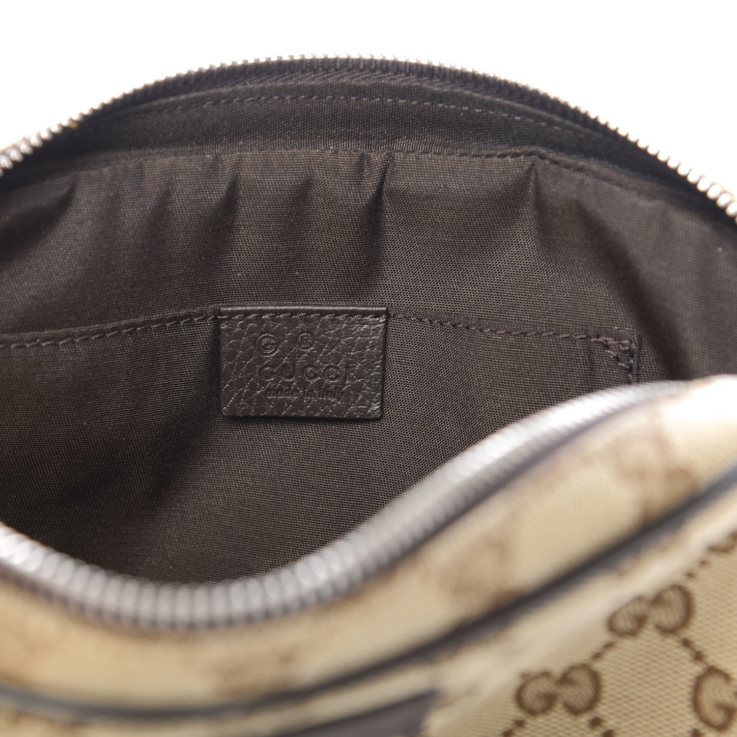 Gucci Monogram Belt Bag Dark Brown 6 of 10