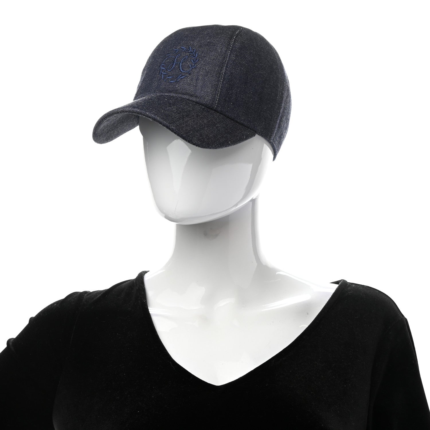 Hermes Denim Davis H Primavera cap 56 Indigo 2 of 8