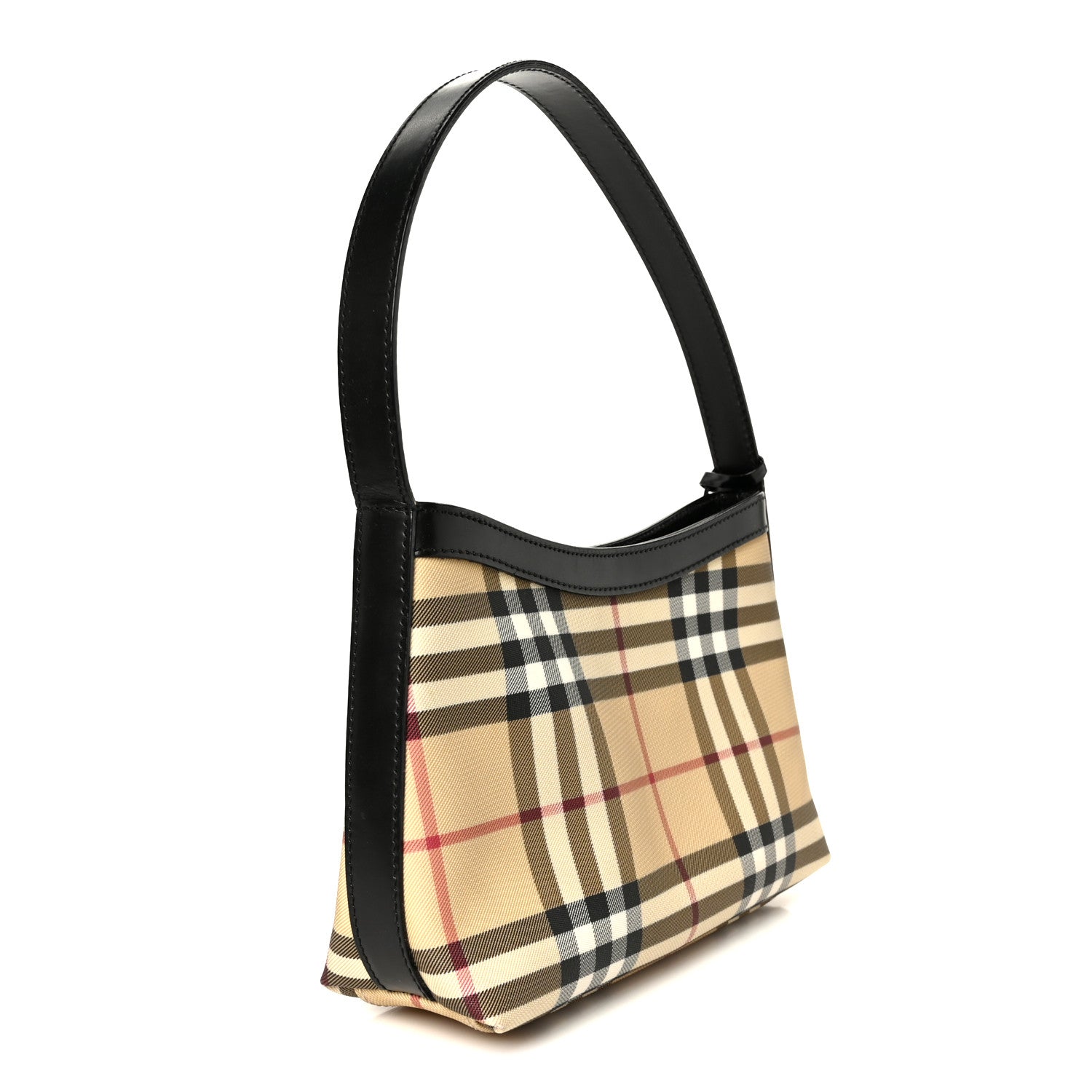 Burberry Vintage Check Shoulder Bag Black 3 of 10