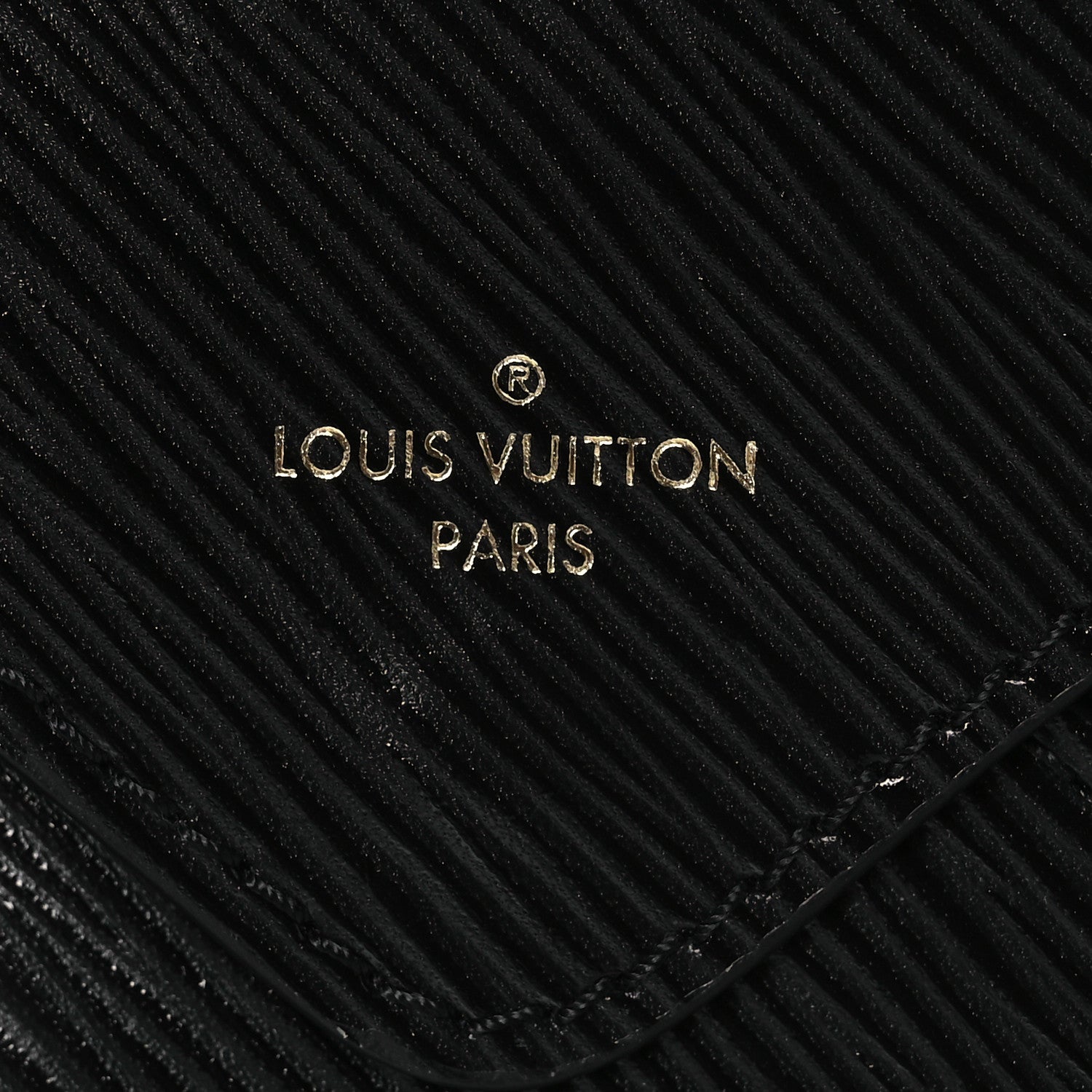 Louis Vuitton Epi Envelope Pouch Black 6 of 6