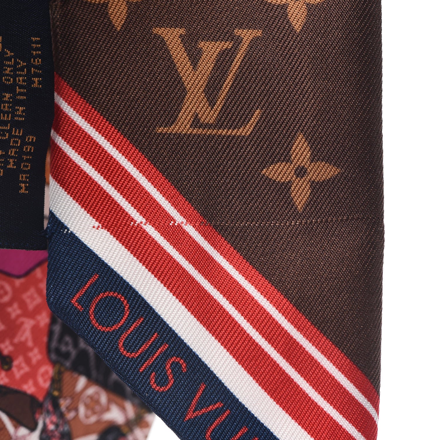 Louis Vuitton Silk Monogram LV Prive BB Bandeau Beige 5 of 5