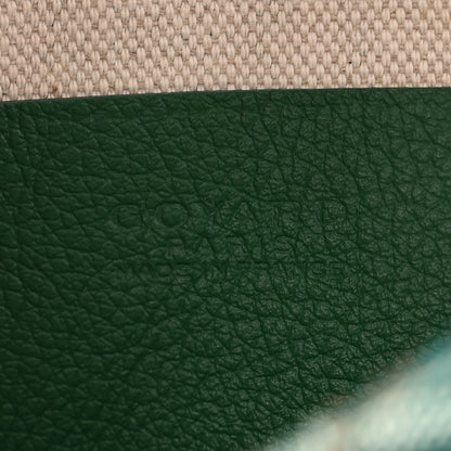 Goyard Goyardine Plumet Wallet Clutch Green 6 of 9