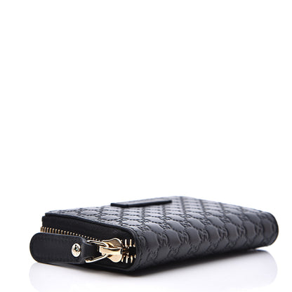 Gucci Microguccissima Zip Around Card Case Black 3 of 6