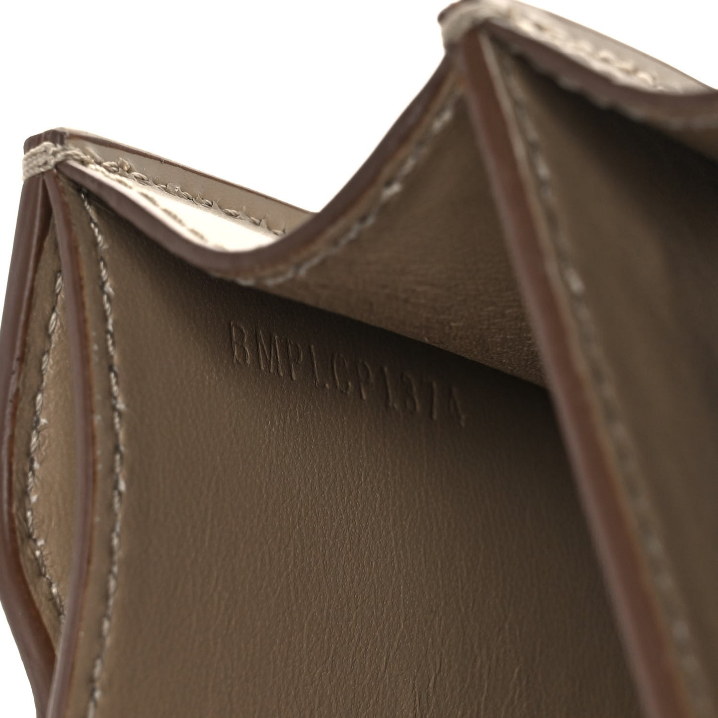 Calfskin Monogram Embossed Small TB Chain Bag Honey