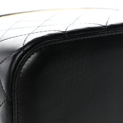Chanel Lambskin Quilted Large Vanity Pouch Black 8 of 8