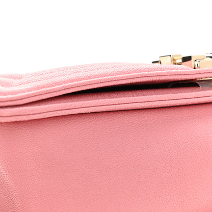 Chanel Caviar Quilted Medium Boy Flap Pink 7 of 9