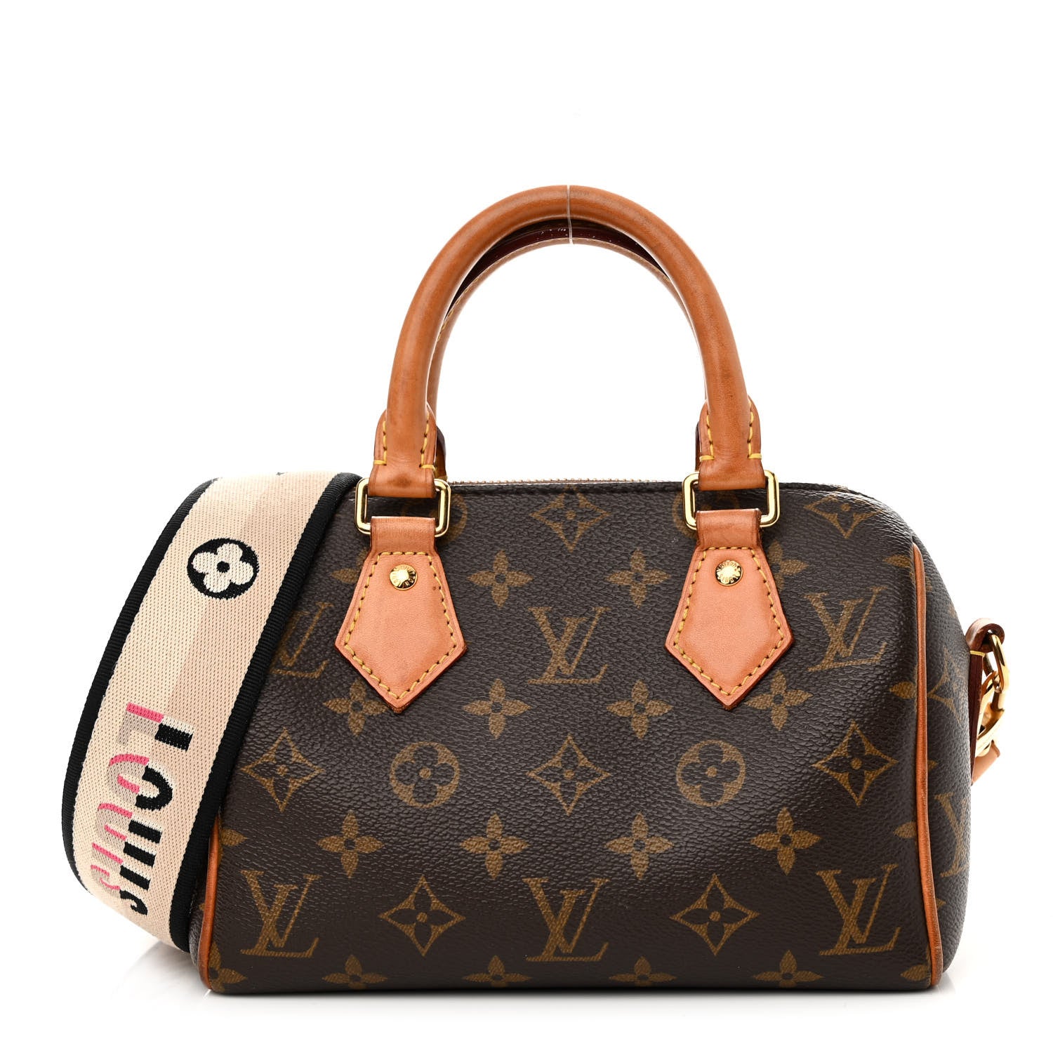 Louis Vuitton Monogram Speedy Bandouliere 20 Black 1 of 16