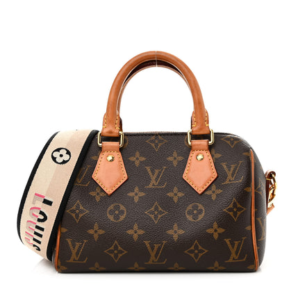 Louis Vuitton Monogram Speedy Bandouliere 20 Black 1 of 16