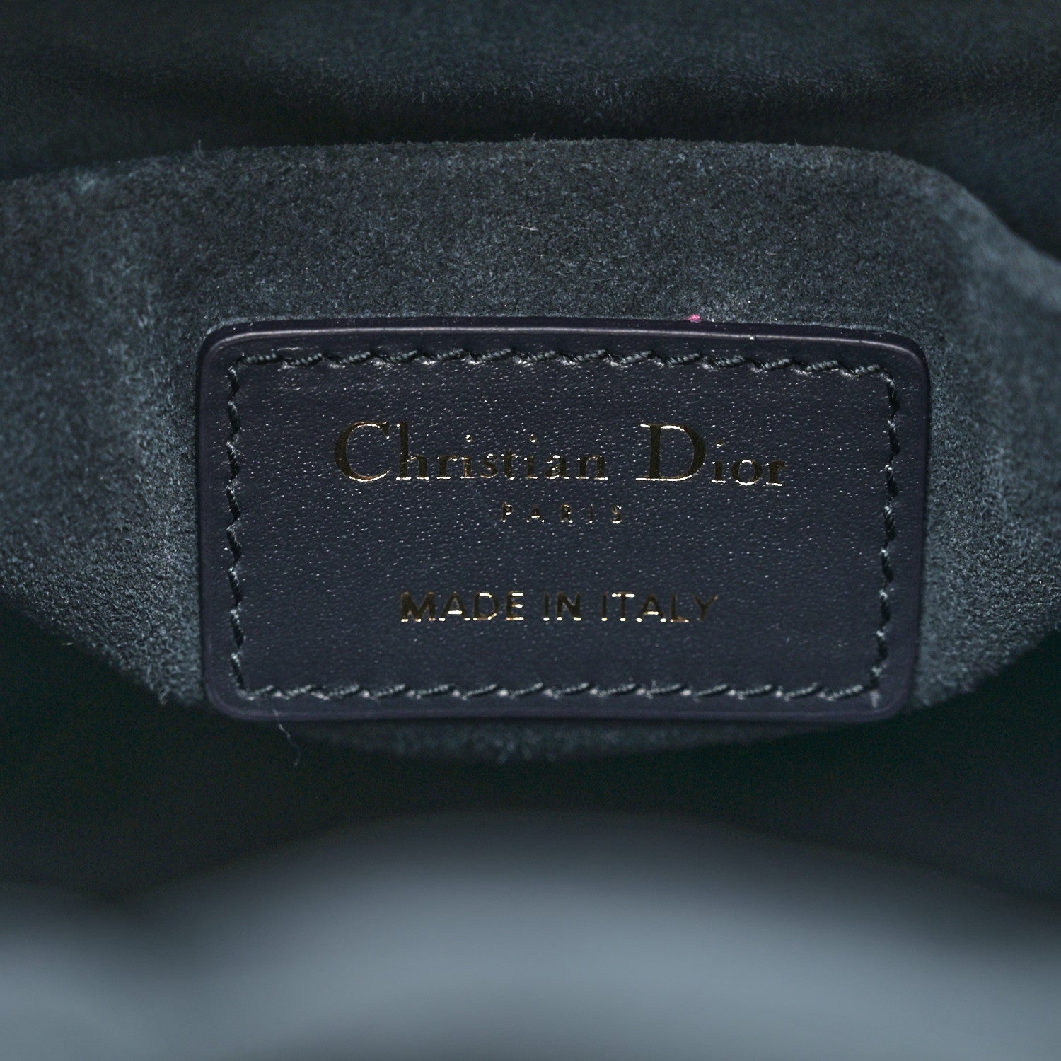 Christian Dior Calfskin Small Dior Vibe Bucket Blue 6 of 10