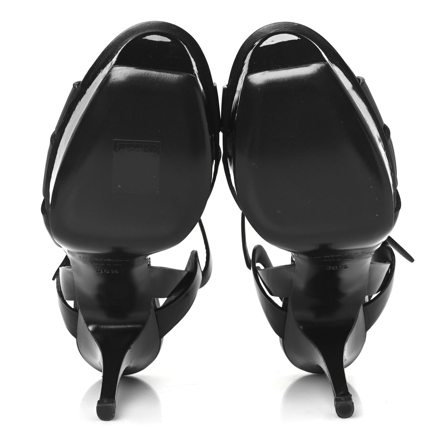 Patent Tribute 75 Platform Sandals 36.5 Navy