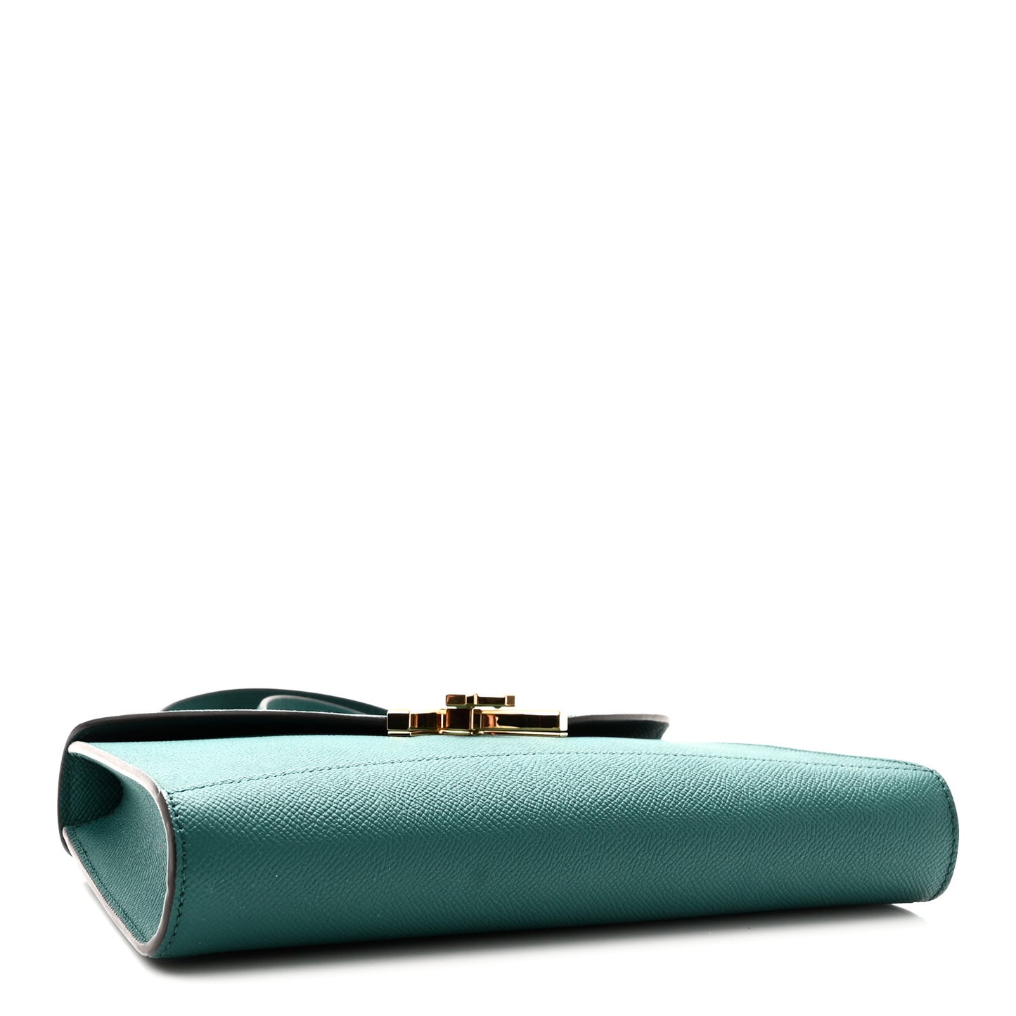 Carat Calfskin Gabrielle Clutch Emerald