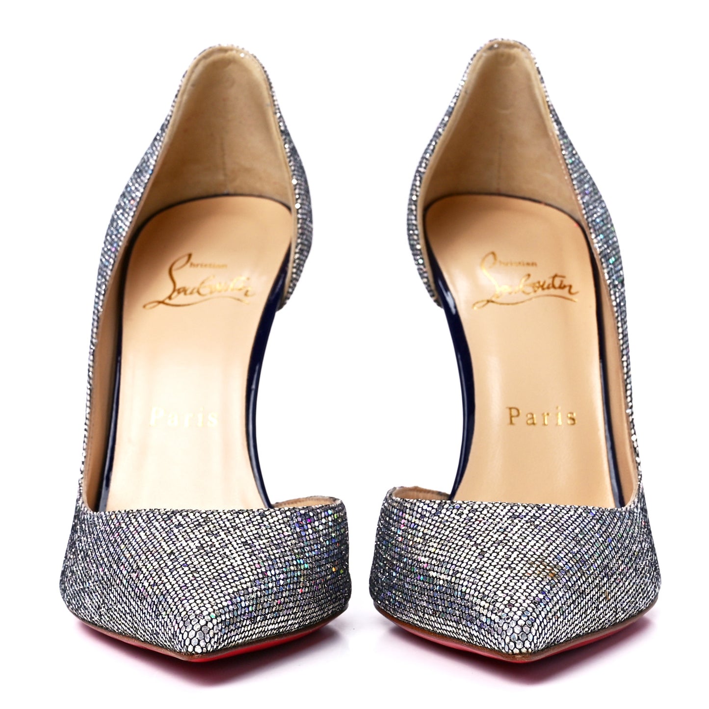 Patent Glitter Disco Ball Iriza 100 Pumps 37.5 Purple Pop Multicolor
