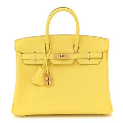 Hermes Swift Birkin 25 Lime 1 of 13