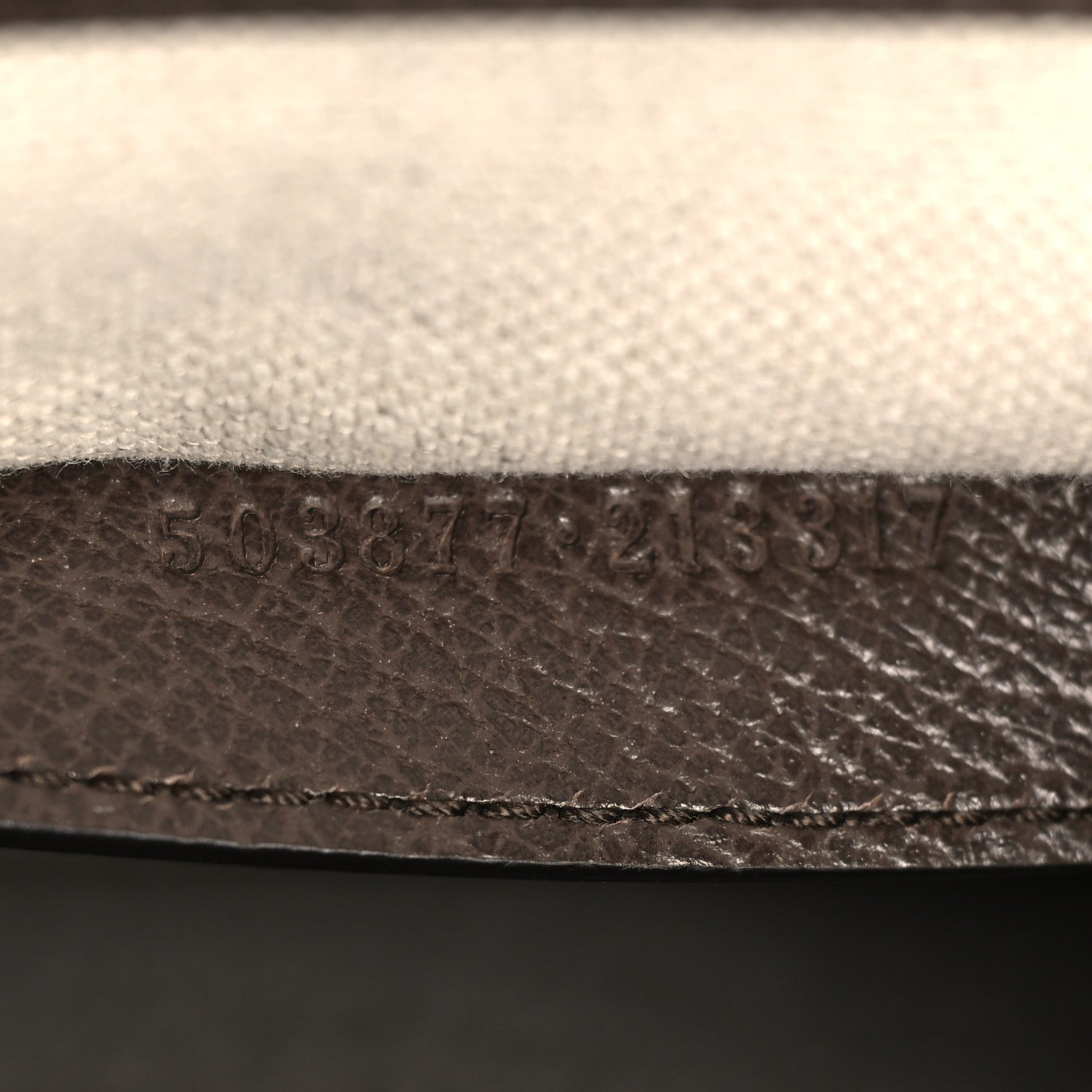 Gucci Monogram Jumbo GG Textured Dollar Calfskin Web Small Ophidia Chain Shoulder Bag Camel Ebony New Acero 7 of 10