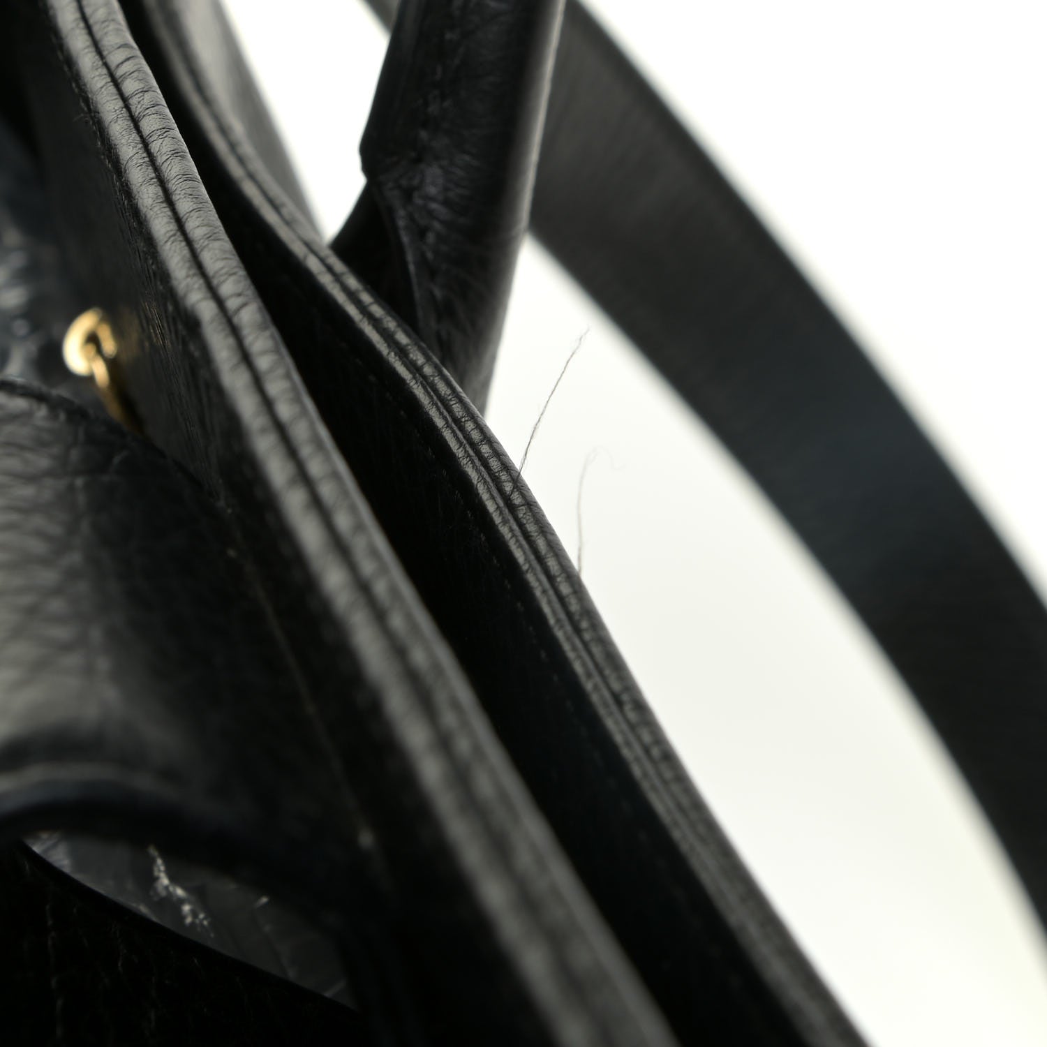 Chanel Calfskin Cerf Executive Shopper Tote Black 14 of 17