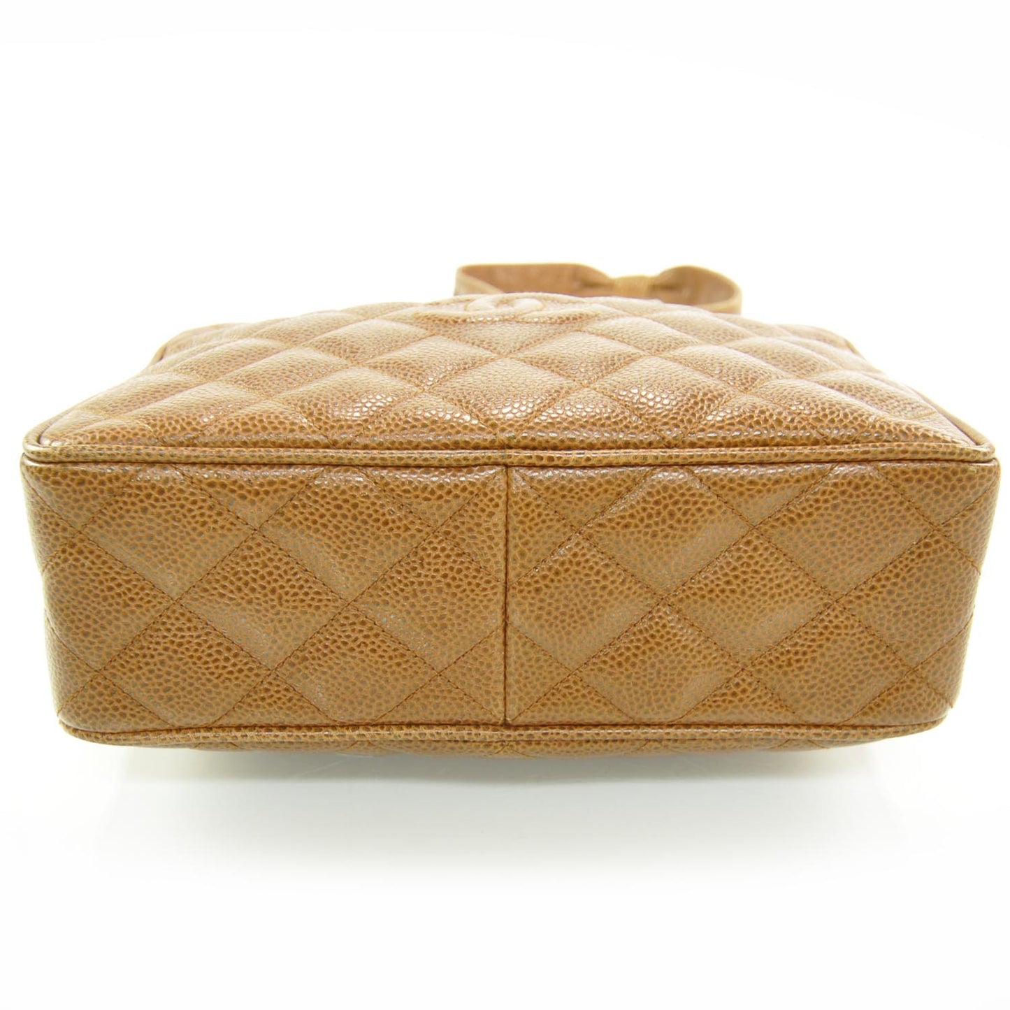 Caviar Shoulder Bag Cognac Brown