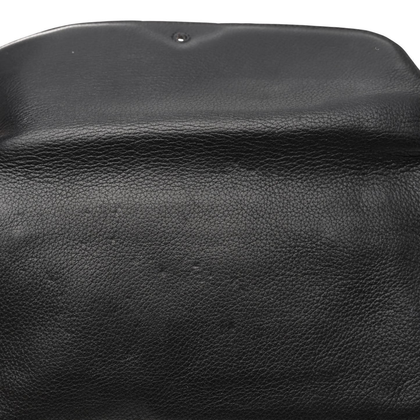 Calfskin Barb Wire Flap Shoulder Bag Black