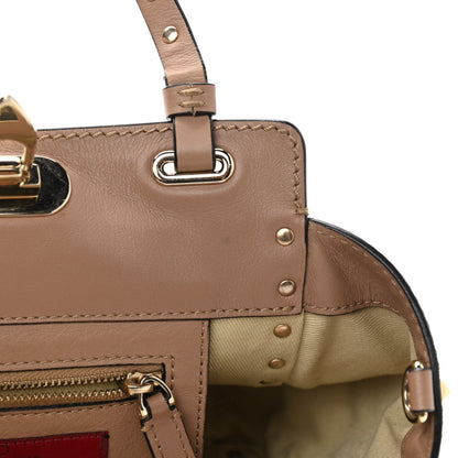 Valentino Garavani Vitello Mini Rockstud Tote Alpaca 10 of 11
