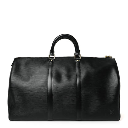 Louis Vuitton Epi Keepall 50 Black 1 of 11