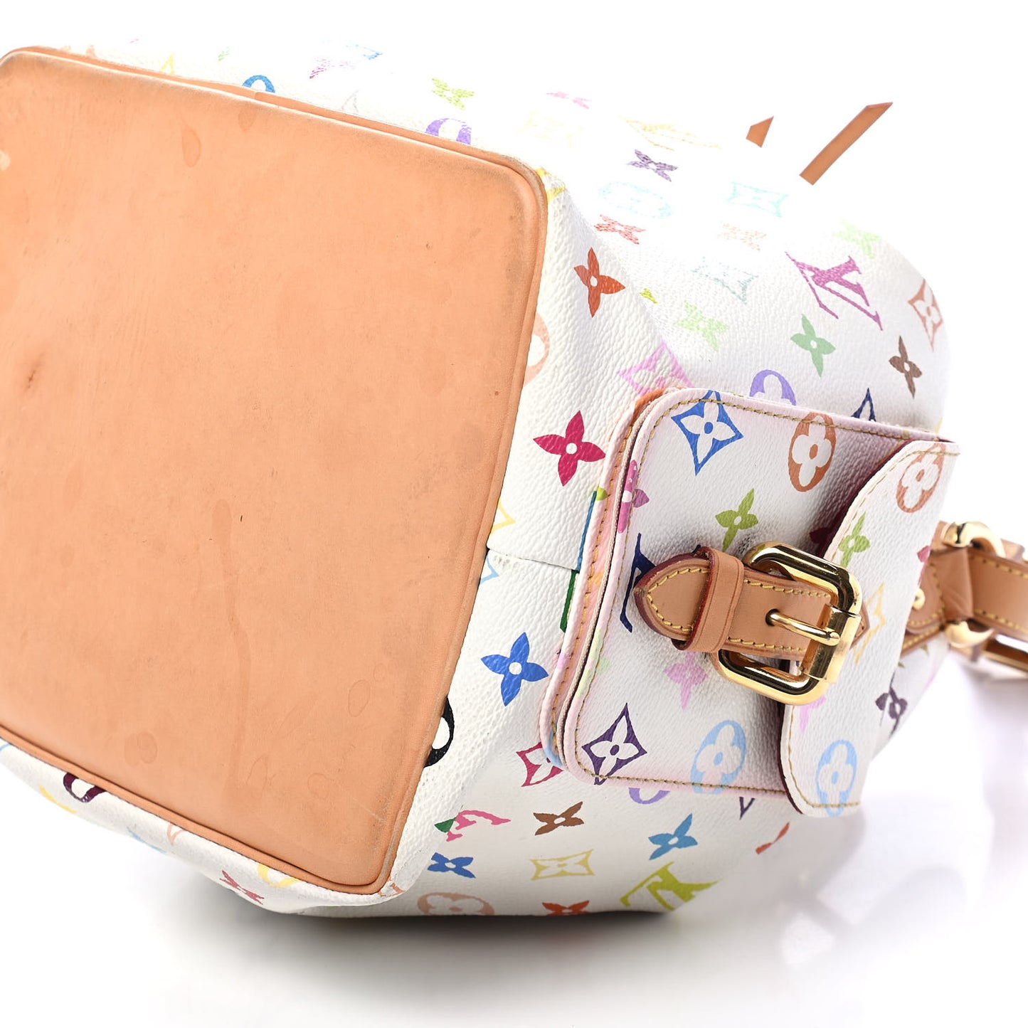Monogram Multicolor Petit Noe White