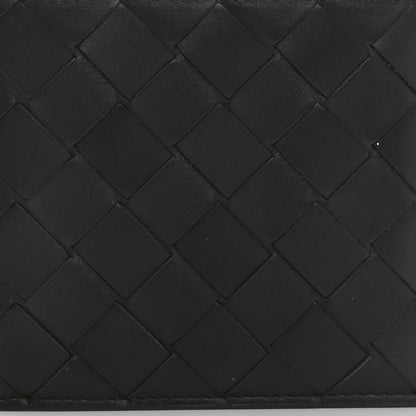 Bottega Veneta Nappa Intrecciato Bi-Fold Wallet Black Parakeet 8 of 8