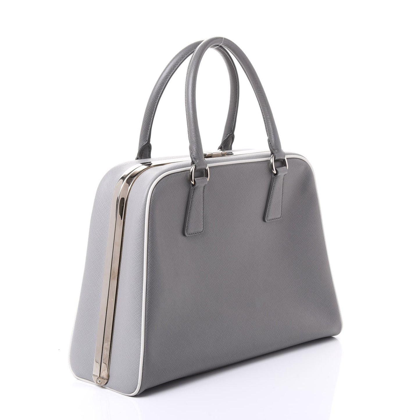Saffiano Lux Pyramid Bag Marmo