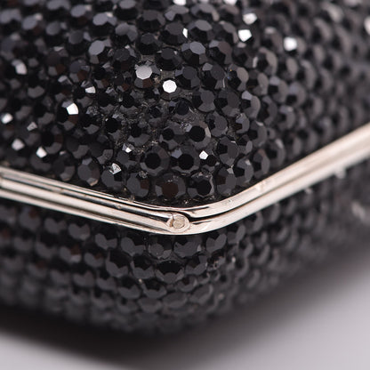 Judith Leiber Swarovski Crystal Minaudiere Clutch Black 14 of 18