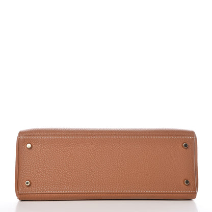 Hermes Togo Kelly Retourne 32 Gold 6 of 38