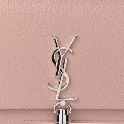 Saint Laurent Grain De Poudre Classic Monogram Kate Tassel Chain Wallet Pale Pink 7 of 11