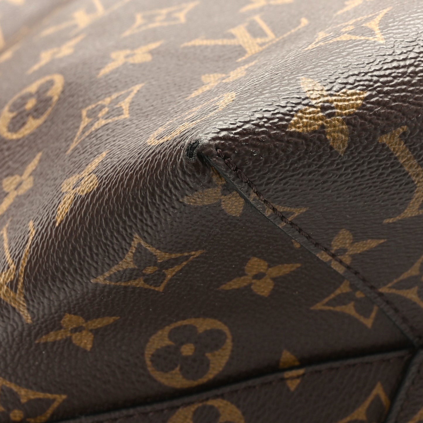 Monogram Flower Hobo Beige